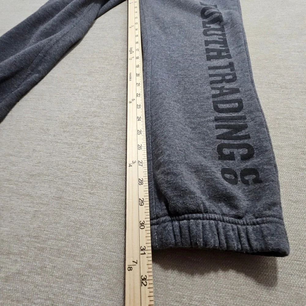 Duluth Trading Co Jogger Sweatpants‎ M x 32 Gray Logo Fleece Lined 44209
